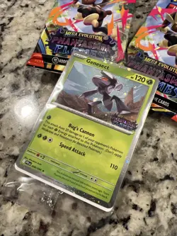 Pokemon Genesect 008 Mega Evolution Phantasmal Flames Best Buy Promo Sealed - Image 3