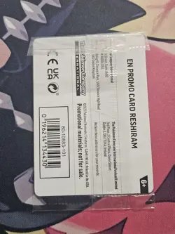 Pokemon Phantasmal Flames Reshiram 017/094 Promo Stamped Sealed TCG - Image 3