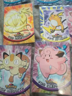 13x Pokemon Topps - Series 1 (1999) - Blue Logo - Bulk Lot - WITH 1 FOIL - Image 2