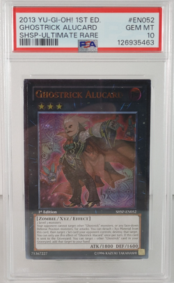 Ghostick Alucard - YuGiOH - SHSP EN052 - Ultimate Rare - 1st ed PSA 10 - Image 1