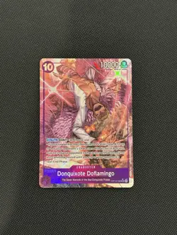 Donquixote Doflamingo Alt Alternate Art OP14-069 THE AZURE SEA'S SEVEN One Piece - Image 1