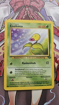GERMAN Bellsprout 49/64 Jungle Set - Common Pokemon Card - Image 1