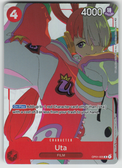 Uta (Gift Collection 2023) R One Piece Promotion Cards OP01-005 NM - Image 1