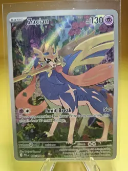 Zacian 100/094 Illustration Rare Phantasmal Flames Pokemon Card TCG - Image 1