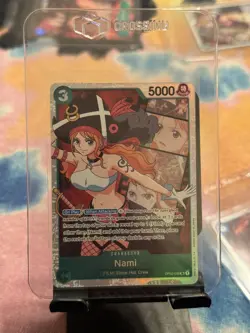 Bandai One Piece Card Game Nami FILM/Straw Hat Crew OP02-036 Alternate Art - Image 1