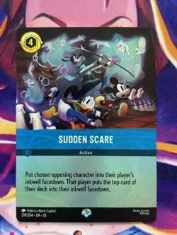Sudden Scare 219/204 EPIC Disney Lorcana Card Whispers In The Well - Image 1