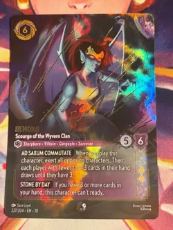 Demona Enchanted Card - 227/204 Disney Lorcana Whispers in The Well - Image 1