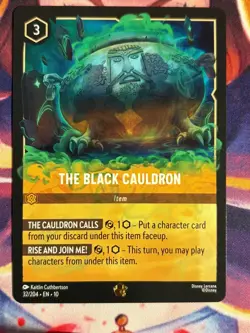 The Black Cauldron 32/204 Legendary Disney Lorcana Whispers Well Card - Image 1