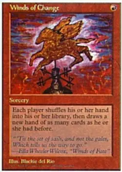 Heavy Played, English - 1 x MTG Winds of Change Fifth Edition - Image 1