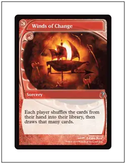 1x Winds of Change, Future Sight Frame, Mystery Booster 2 Magic MTG NM - Image 1