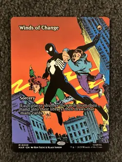Magic MTG - Winds of Change (Borderless) - Marvel Universe Spiderman - Image 1