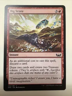 MTG SNC: Big Score (Instant) 102/281 Regular Common - Image 1