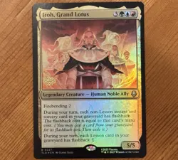 Iroh, Grand Lotus [Prerelease] R 0227, NM Foil Promo, MTG Avatar TLA Stamped - Image 1