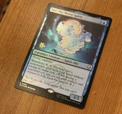 Yue, the Moon Spirit [Prerelease] R 0083, NM Foil Promo, MTG Avatar TLA Stamped - Image 2