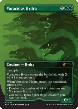 1 x Voracious Hydra Near Mint, English Secret Lair MTG Magic 1491 - Image 1