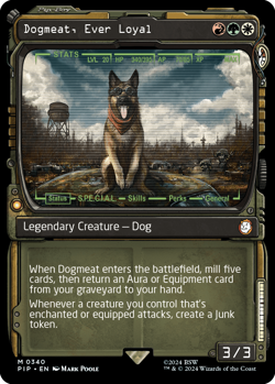 MTG Dogmeat, Ever Loyal Showcase - Fallout 0340 - - Image 1
