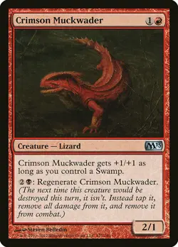 1x Crimson Muckwader - NM English MTG - Magic 2013 - Image 1