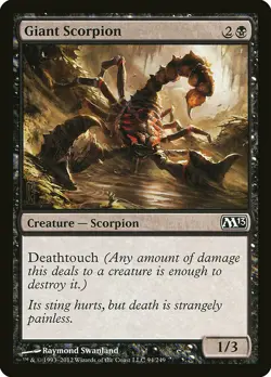 1x Giant Scorpion - NM English MTG - Magic 2013 - Image 1