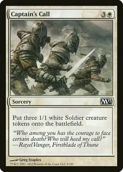 1x Captain's Call - NM English MTG - Magic 2013 - Image 1