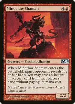 1x Mindclaw Shaman - NM English MTG - Magic 2013 - Image 1