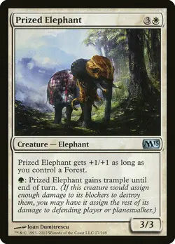 1x Prized Elephant - NM English MTG - Magic 2013 - Image 1