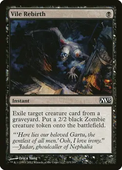 1x Vile Rebirth - NM English MTG - Magic 2013 - Image 1