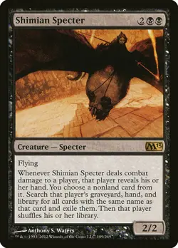 1x Shimian Specter - NM English MTG - Magic 2013 - Image 1