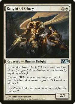 1x Knight of Glory - NM English MTG - Magic 2013 - Image 1