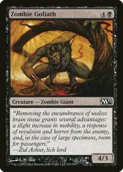 1x Zombie Goliath - NM English MTG - Magic 2013 - Image 1