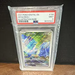 POKEMON HERACROSS 194/193 SV02: PALDEA EVOLVED ILLUSTRATION RARE HOLO PSA 9 - Image 1
