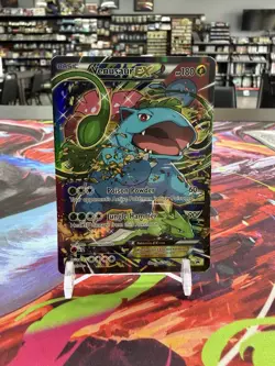 Venusaur EX XY123 Pokemon XY Promo Ultra Rare Black Star Promo HP - Damaged - Image 1