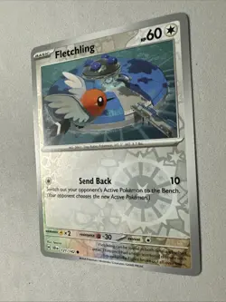 Pokemon TCG * SV Stellar Crown * 121/142 Fletchling * REVERSE HOLO C * FRESH PK - Image 2