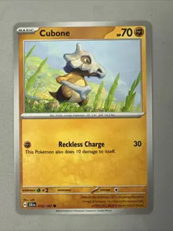 Pokemon TCG * SV Stellar Crown * 72/142 Cubone Common * FRESH PK - Image 1