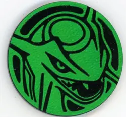 Pokemon TCG - Rayquaza Standard Coin - Green - Image 1