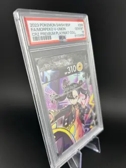 2023 Pokemon SWSH288 Marnie Morpeko V-Union Premium Playmat Collection PSA 10 - Image 3