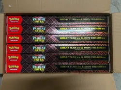 NEW Pokemon Paldean Fates Great Tusk Iron Threads Ex Premium Collection Lot of 6 - Image 2