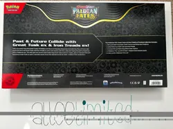 NEW Pokemon Paldean Fates Great Tusk Iron Threads Ex Premium Collection Lot of 6 - Image 3
