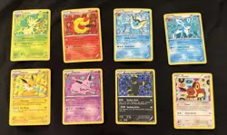 Pokemon TCG Eeveelutions Black & White Eevee Promo Set BW87-94 - Image 1
