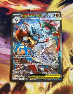 Pokemon Mega Evolution Mega Lucario Ex 179/132 SIR Special Illustration Rare - Image 1