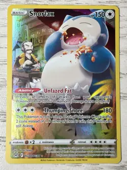 Snorlax TG10/TG30 Lost Origin Trainer Gallery Holo Pokemon TCG NM - Image 1