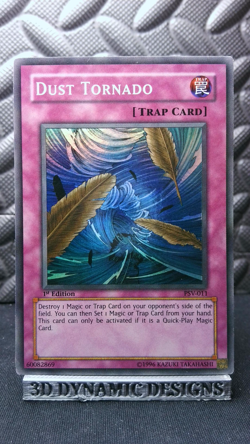 | Yugioh Dust Tornado PSV-011 1st Edition Super Rare Pharaohs Servant MP/HP | - Image 1