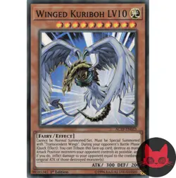Yugioh Winged Kuriboh LV10 AC19-EN023 Super Rare 1st Edition NM - Image 1