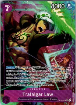 One Piece | Legacy of the Master | Trafalgar Law (Alt) | SR | OP12-073 | NM - Image 1