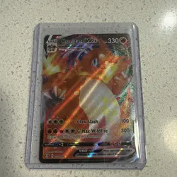 Pokemon TCG Charizard VMAX Darkness Ablaze Holo Ultra Rare Card 020/189 NM - Image 1