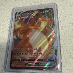 Pokemon TCG Charizard VMAX Darkness Ablaze Holo Ultra Rare Card 020/189 NM - Image 3