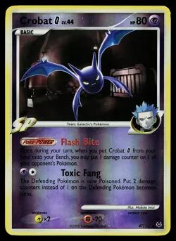Pokemon Card - Crobat G Platinum 47/127 Reverse Holo - Image 1