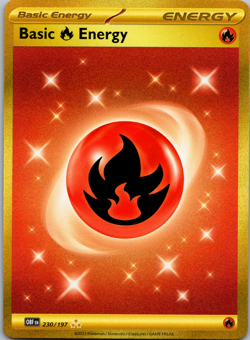 Fire Energy - 230/197 - Hyper Rare - Obsidian Flames - Pokemon Card - NM/M - Image 1