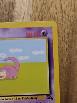 1st Edition Ramoloss FRENCH Slowpoke 55/62 Fossil NM Pokemon Card - Image 4