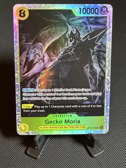 Gecko Moria OP14-104 Super Rare Full Art Card - One Piece CCG English - Image 1