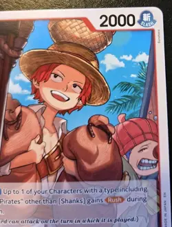 Shanks OP12-007 Common Legacy Of The Master One Piece Card Game - Image 3